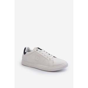 Men's Eco Leather Big Star Low-Top Sneakers White