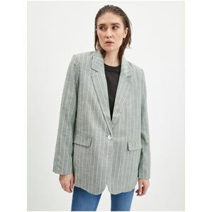 Light green striped blazer VERO MODA Serena - Women