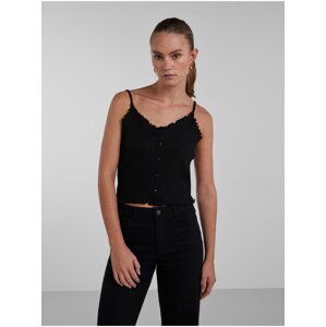 Women's Black Tank Top Pieces Nukisa - Women