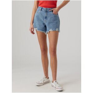 Blue women's denim shorts VERO MODA Zuri - Women