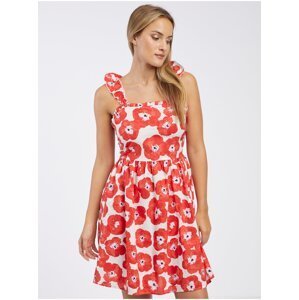 Women's White and Red Floral Dress Pieces Halia - Women's