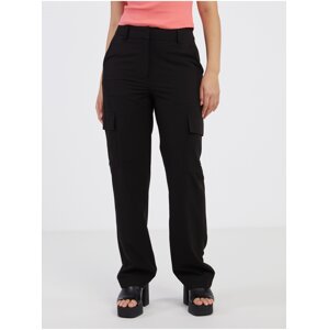 Black women's trousers with pockets VERO MODA Zelda - Women