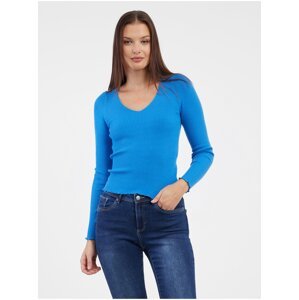 Blue women's sweater VERO MODA Evie - Women