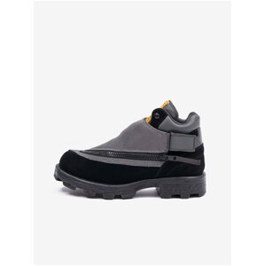 Grey-Black Men's Leather Shoes Diesel - Men's