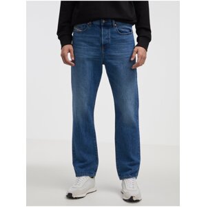 Navy Blue Men's Straight Fit Diesel Jeans - Men's