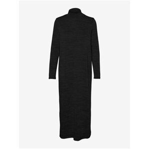 Black women's sweater dress VERO MODA Katie - Women