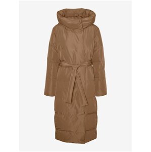 Women's brown winter coat VERO MODA Leonie - Women