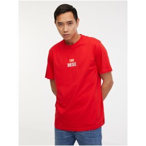 Men's Red T-Shirt Diesel T-Just - Men's