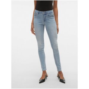 Light Blue Women's Skinny Fit Jeans Vero Moda Lash - Women