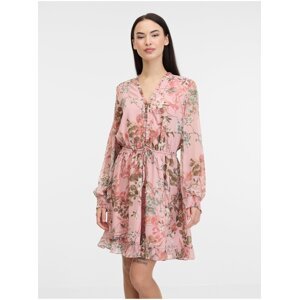 Pink women's floral dress Guess Vanessa - Women