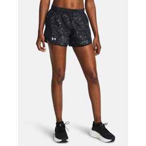 Under Armour Shorts UA Fly By 3'' Printed Shorts-BLK - Women
