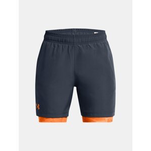 Under Armour Shorts UA Woven 2in1 Shorts-GRY - Boys