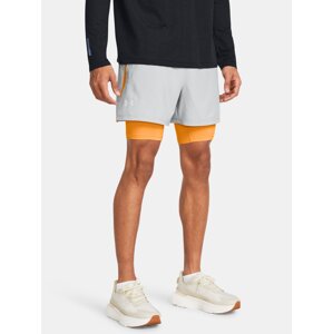 Under Armour Shorts UA LAUNCH 5'' 2-IN-1 SHORTS-GRY - Men