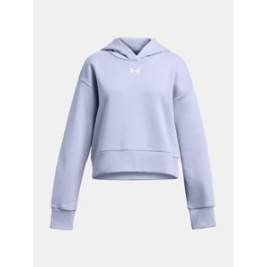 Under Armour Sweatshirt UA Rival Fleece Crop Hoodie-PPL - girls