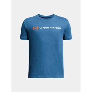 Under Armour T-Shirt UA B LOGO WORDMARK SS-BLU - Boys