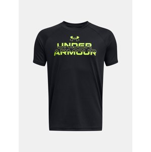 Under Armour T-Shirt UA Tech Split Wordmark SS-BLK - Boys