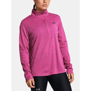 Ružová dámska mikina Under Armour Tech Textured 1/2 Zip