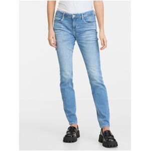 Light blue women's skinny fit jeans Guess Annette - Women