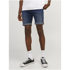 Jack & Jones Rick Men's Dark Blue Denim Shorts - Men's