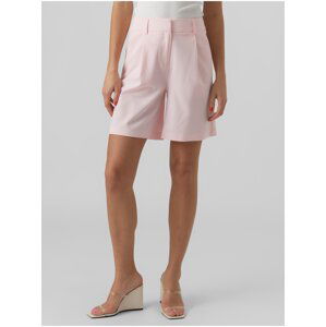 Women's light pink shorts VERO MODA Zelda - Women