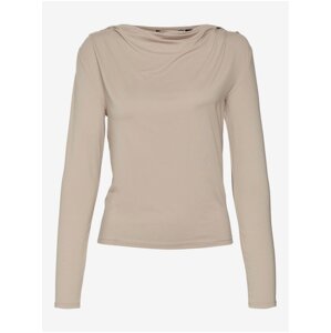 Beige women's T-shirt Vero Moda Carol - Women