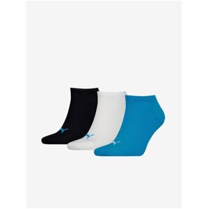 Set of three pairs of Puma Sneaker Plain Sports Socks - Men's