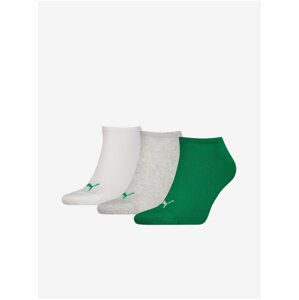 Set of three pairs of Puma Sneaker Plain Sports Socks - Men's