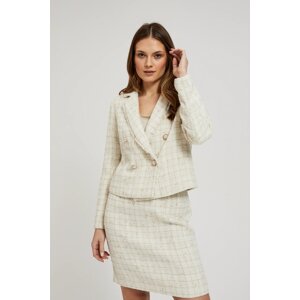 Women's blazer MOODO - ecru white