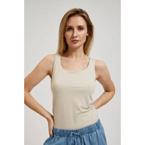 Women's tank top MOODO - beige