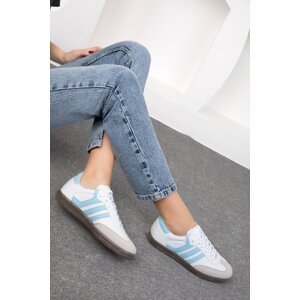 Soho White-Blue Unisex Sneakers 18880