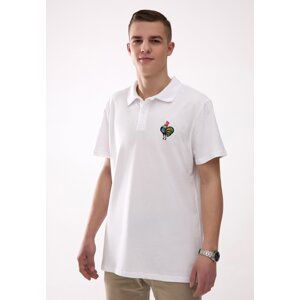 Folkstar Man's Polo Shirt Embroidery M