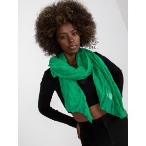 Dark green airy viscose scarf