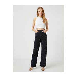 Koton Color Block Jeans Straight Leg - Nora Jean