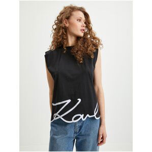 Black Women's T-Shirt KARL LAGERFELD - Women