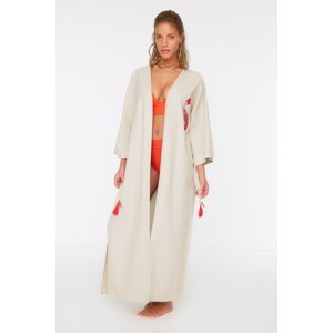 Trendyol Kimono & Caftan - Red - Regular fit
