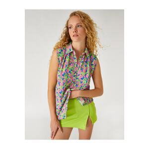 Koton Floral Sleeveless Shirt