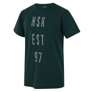 Men's functional T-shirt HUSKY Tingl M dk. putting green