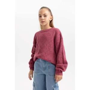 DEFACTO Girl Regular Fit Crew Neck Pullover