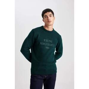 DEFACTO Relax Fit Crew Neck Knitwear Pullover