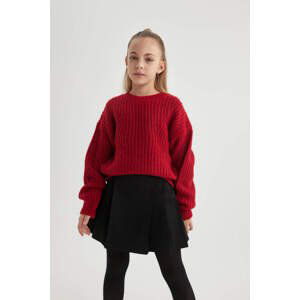 DEFACTO Girl Regular Fit Crew Neck Pullover