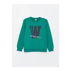 LC Waikiki Crew Neck Printed Long Sleeve Boys' T-Shirt