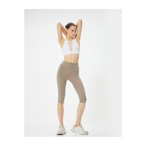 Koton Sports Capri Leggings Standard Waist Slim Fit