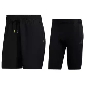adidas Paris Men's Shorts 2 in 1 Short Black XXL