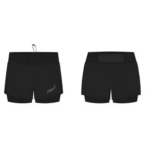 Women's shorts Inov-8 Trailfly Ultra 3" 2in1 Short Black