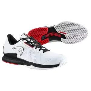 Head Sprint Pro 3.5 AC White/Black Men's Tennis Shoes EUR 46