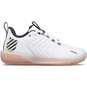 Women's K-Swiss Ultrashot 3 White/Peach EUR 40 Tennis Shoes