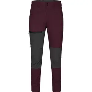 Women's trousers Haglöfs Lite Slim Dark Red/Grey