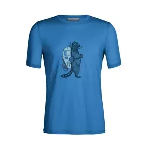 Men's T-Shirt icebreaker Tech Lite II SS Tee Waschbar Wandering Azul