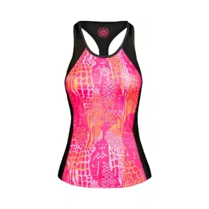 Women's tank top BIDI BADU Yaka Tech Tank Pink S