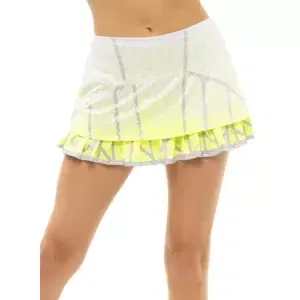 Women's Skirt Lucky in Love Take A Pleat Skirt Neon Yellow M